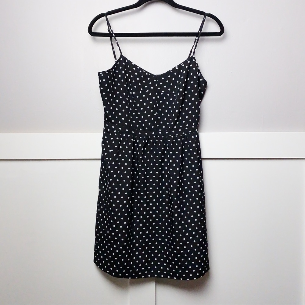 J Crew Polka Dot Cami Seaside Dress
